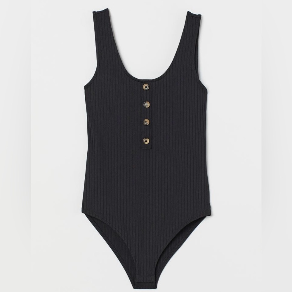 H&M Body Suits // x 3 // 3 colours: cream, black, rust.
